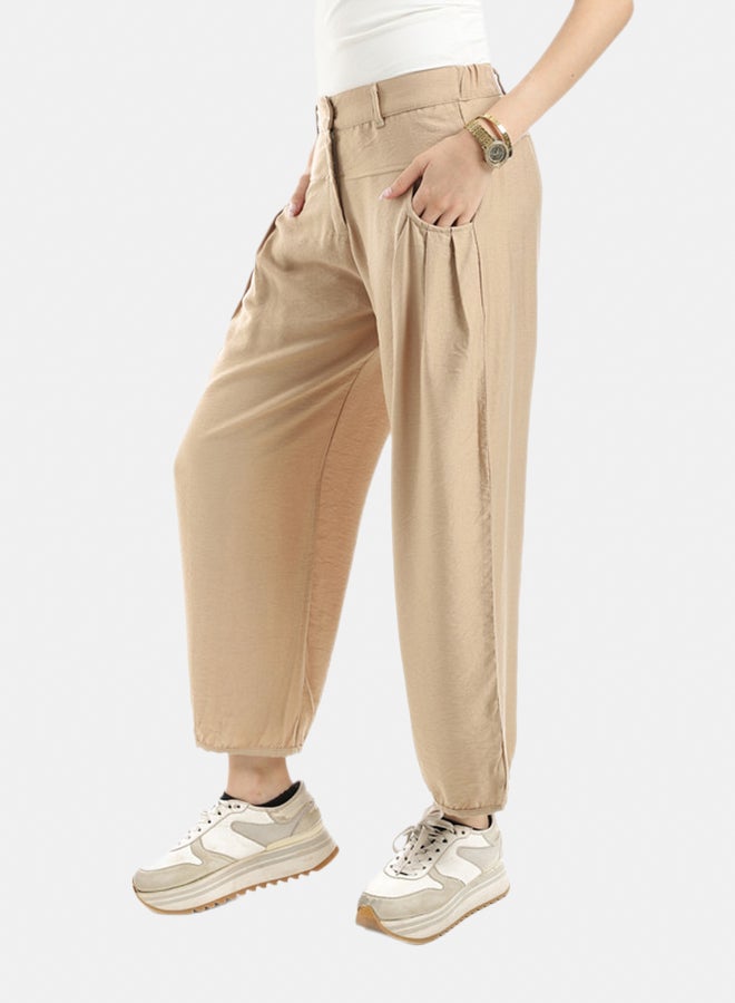 Azul Pleated Loose Pants - Image 1